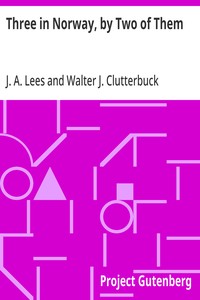 Cover of Three in Norway, by Two of Them ...