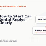 How to Start Car Rental Replys Clearly