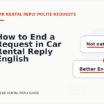 How to End a Request in Car Rental Reply English