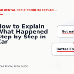 How to Explain What Happened Step by Step in Car Rental Reply English