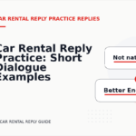 Car Rental Reply Practice: Short Dialogue Examples