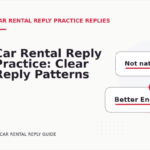 Car Rental Reply Practice: Clear Reply Patterns