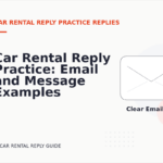 Car Rental Reply Practice: Email and Message Examples