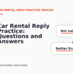 Car Rental Reply Practice: Questions and Answers